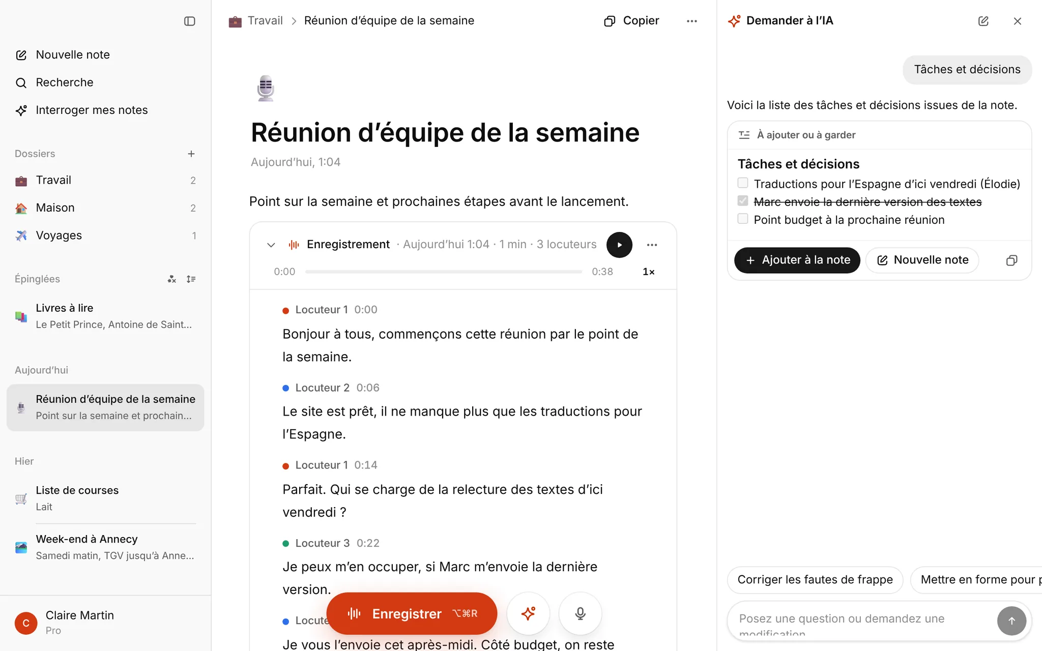 Demander à l’IA